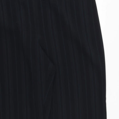 Womens UK Size 20 AMARANTO Regular Fit Dress Pants Blue Trousers