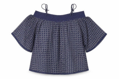 Womens UK Size 10 NEXT Blue Basic Blouse