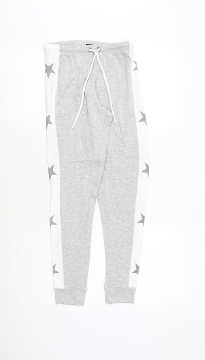 Womens UK Size 8 Boux Avenue Regular Fit Jogger Grey Trousers