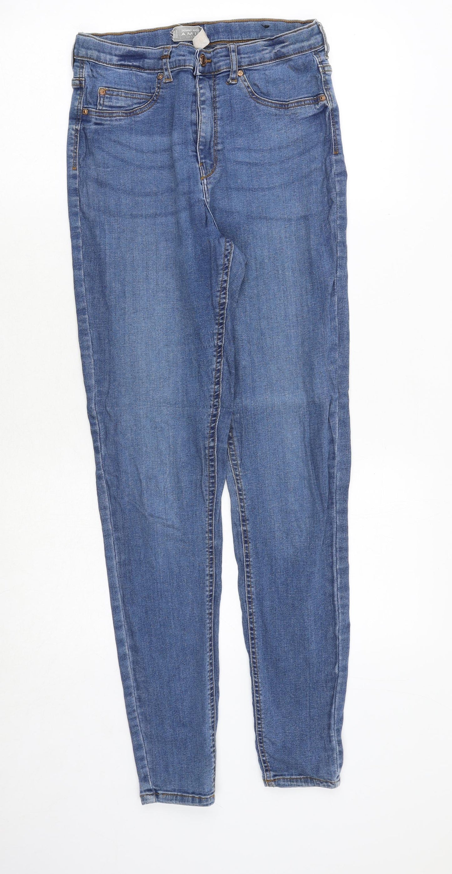 Womens UK Size 6 Amisu Regular Fit Skinny Blue Jeans
