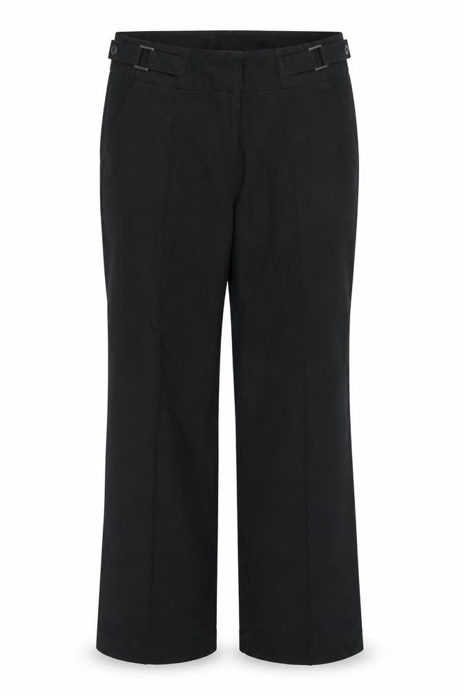 Womens UK Size 14 Solar Regular Fit Dress Pants Black Trousers