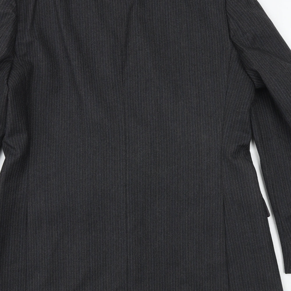 Mens UK Size 42 St Michael Regular Black Suit Jacket