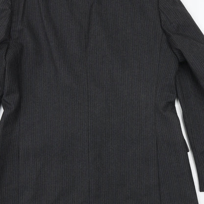Mens UK Size 42 St Michael Regular Black Suit Jacket
