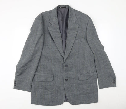 Mens UK Size 42 BHS Regular Blue Suit Jacket