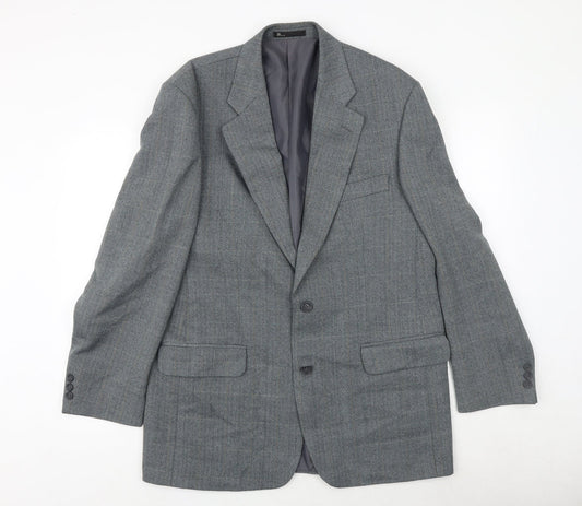 Mens UK Size 42 BHS Regular Blue Suit Jacket