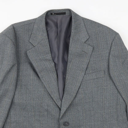 Mens UK Size 42 BHS Regular Blue Suit Jacket