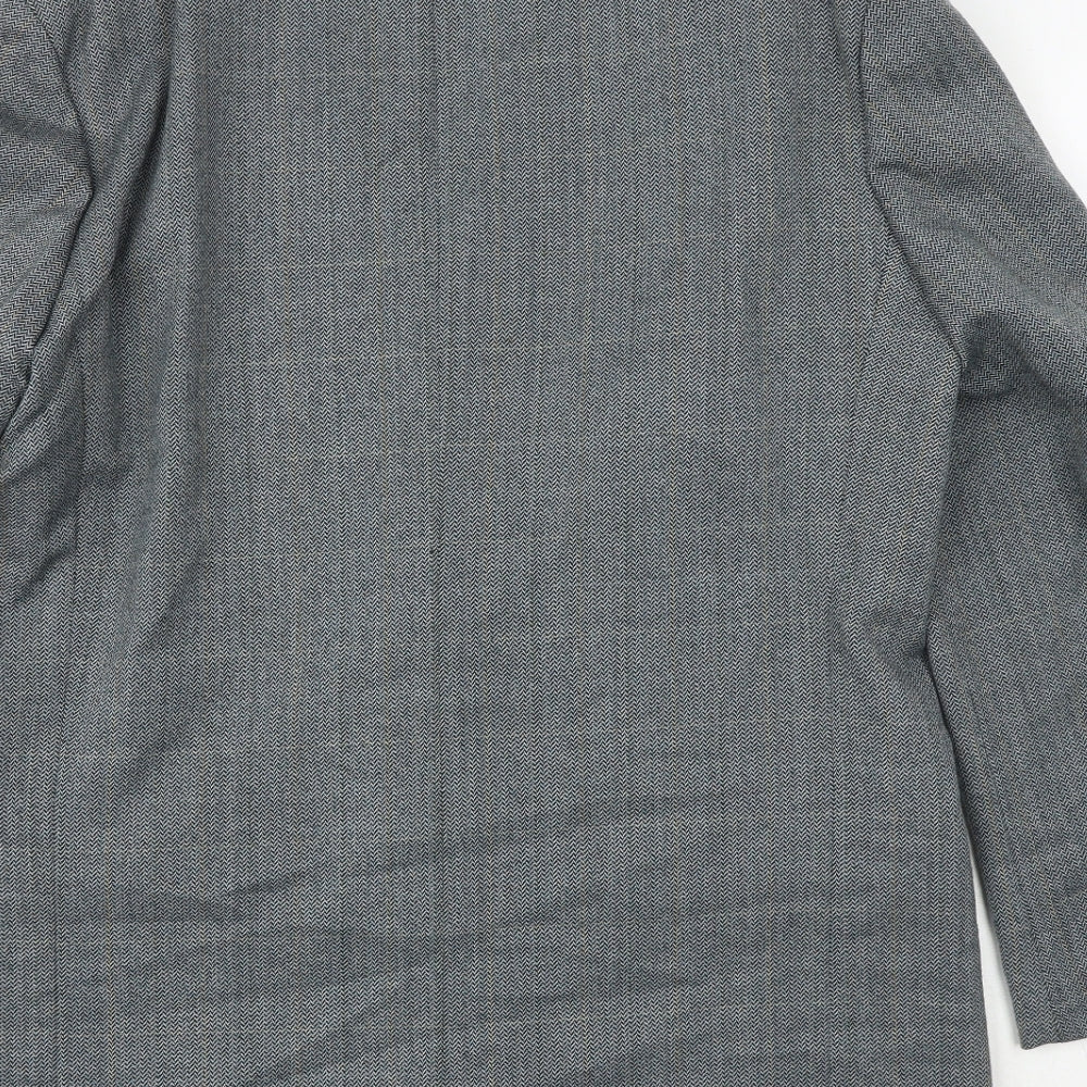 Mens UK Size 42 BHS Regular Blue Suit Jacket