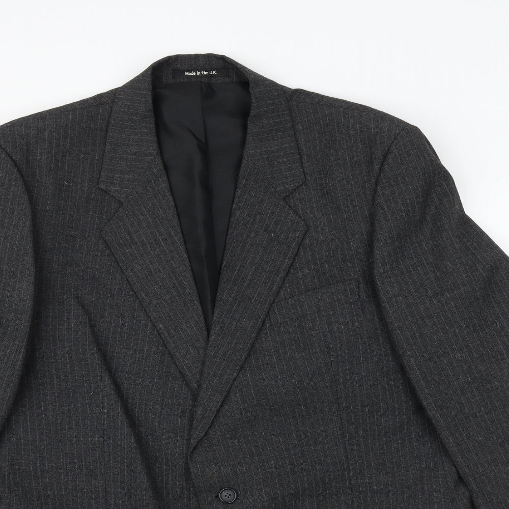 Mens UK Size 42 St Michael Regular Grey Suit Jacket