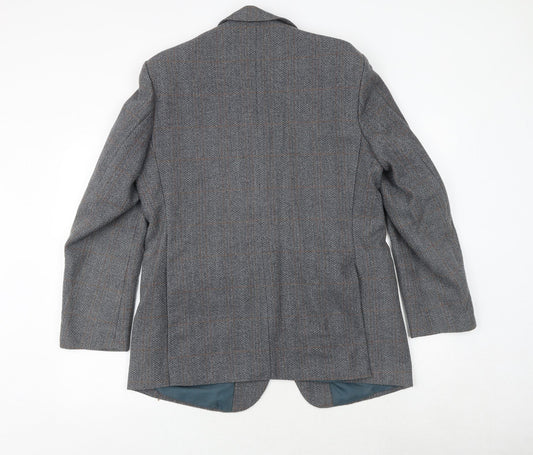 Mens UK Size 40 Greenwoods Regular Grey Suit Jacket