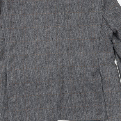 Mens UK Size 40 Greenwoods Regular Grey Suit Jacket