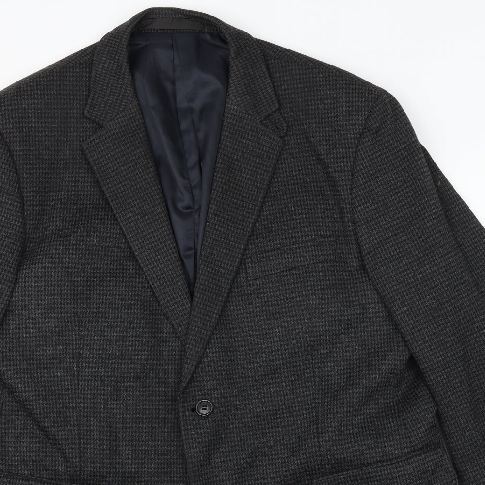 Mens UK Size 42 Marks and Spencer Regular Grey Suit Jacket