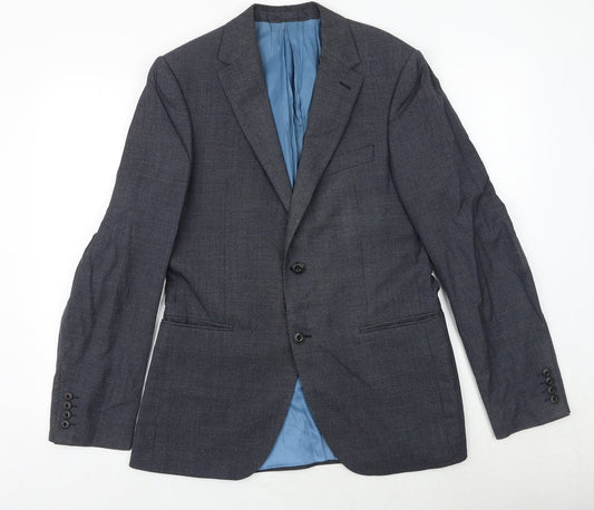 Mens UK Size 38 Marks and Spencer Regular Grey Suit Jacket