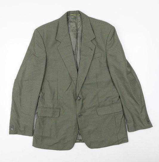 Mens UK Size 38 Skopes Regular Green Suit Jacket