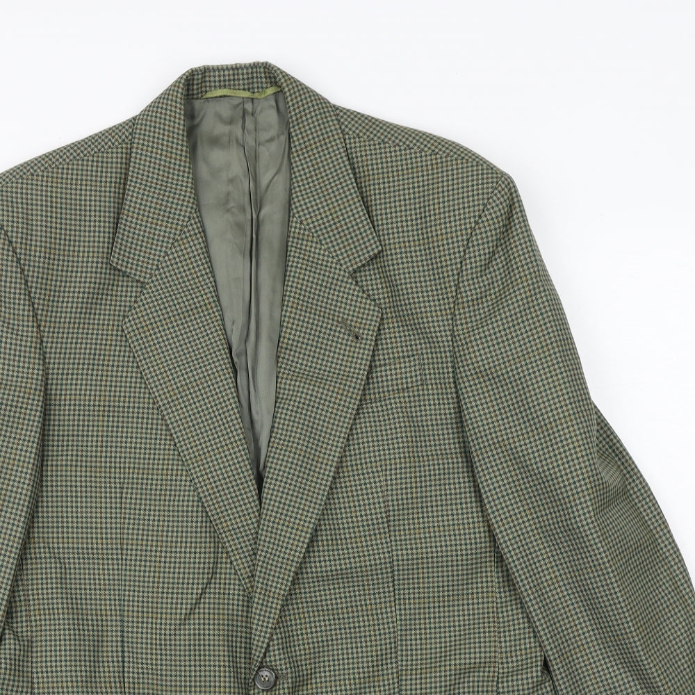 Mens UK Size 38 Skopes Regular Green Suit Jacket