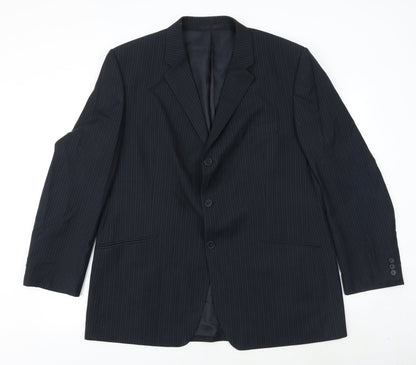 Mens UK Size 46 Burton Regular Blue Suit Jacket
