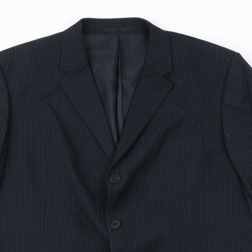 Mens UK Size 46 Burton Regular Blue Suit Jacket