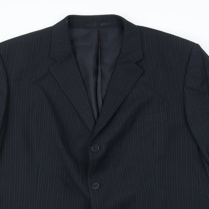 Mens UK Size 46 Burton Regular Blue Suit Jacket