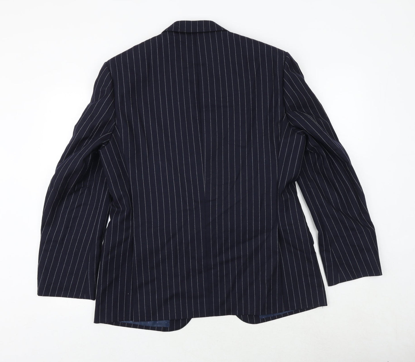 Mens UK Size 40 Marks and Spencer Regular Blue Suit Jacket