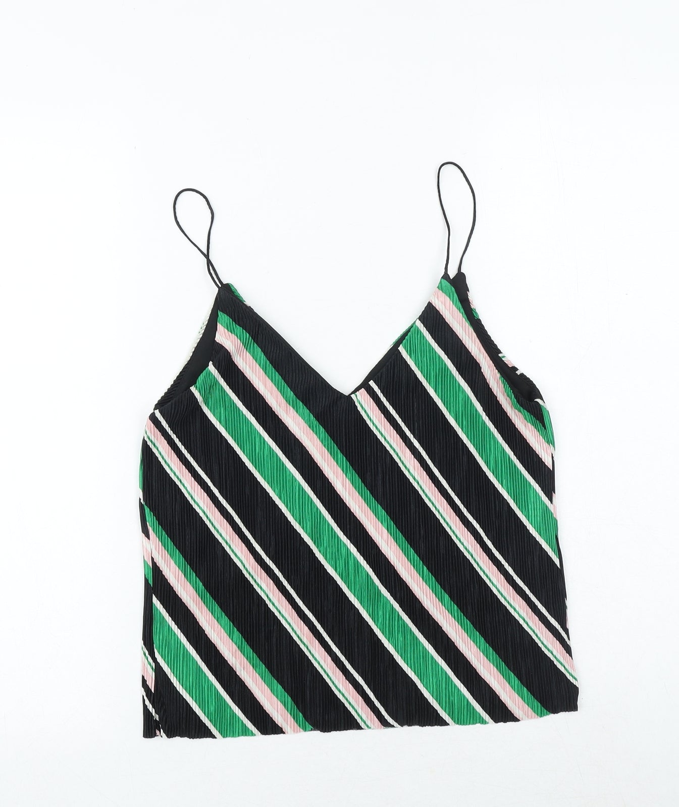 Womens UK Size 8 New Look Black Basic Tank
