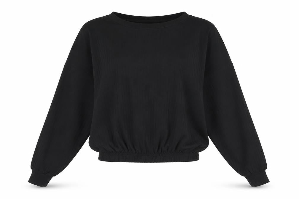 Womens UK Size M New Look Black Basic Blouse