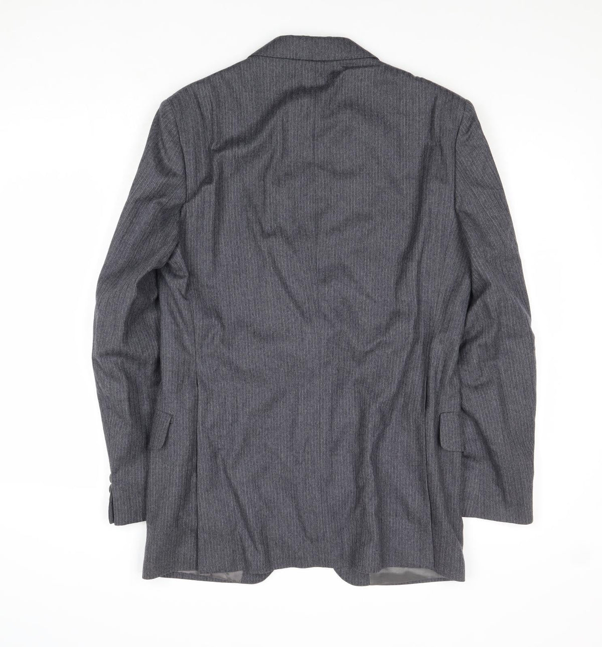 Evans & Wilkins Mens Grey Wool Jacket Suit Jacket Size 36 Regular