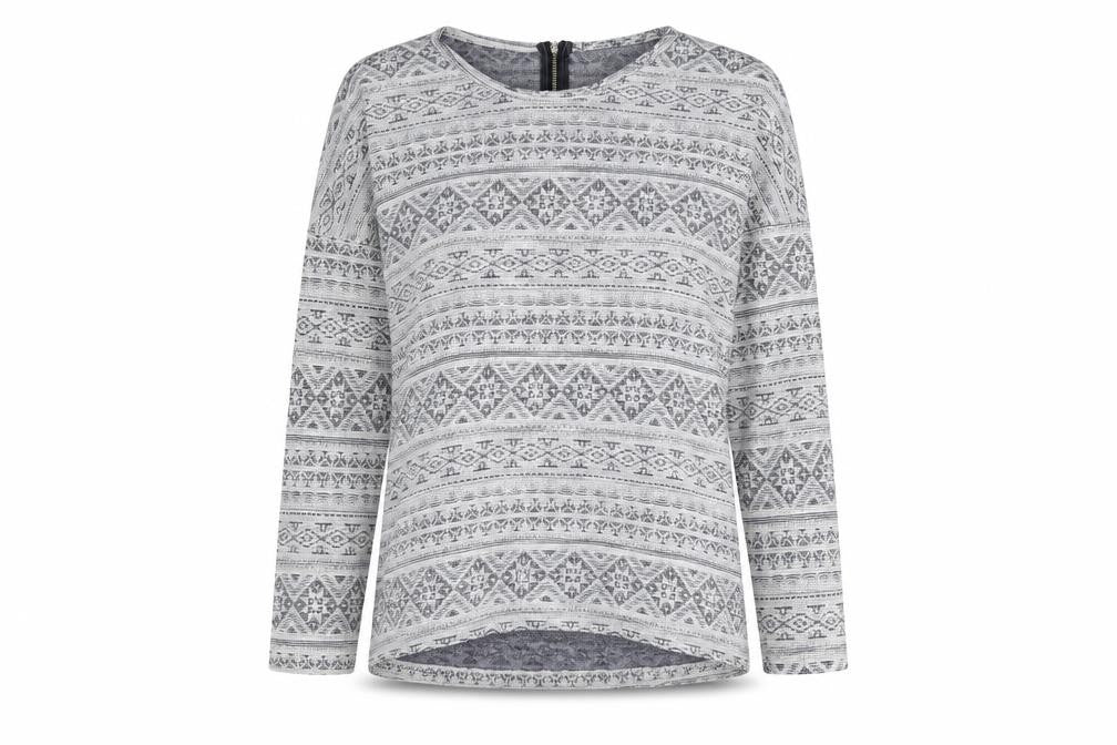 Womens UK Size M Dunnes Stores Grey Basic Blouse