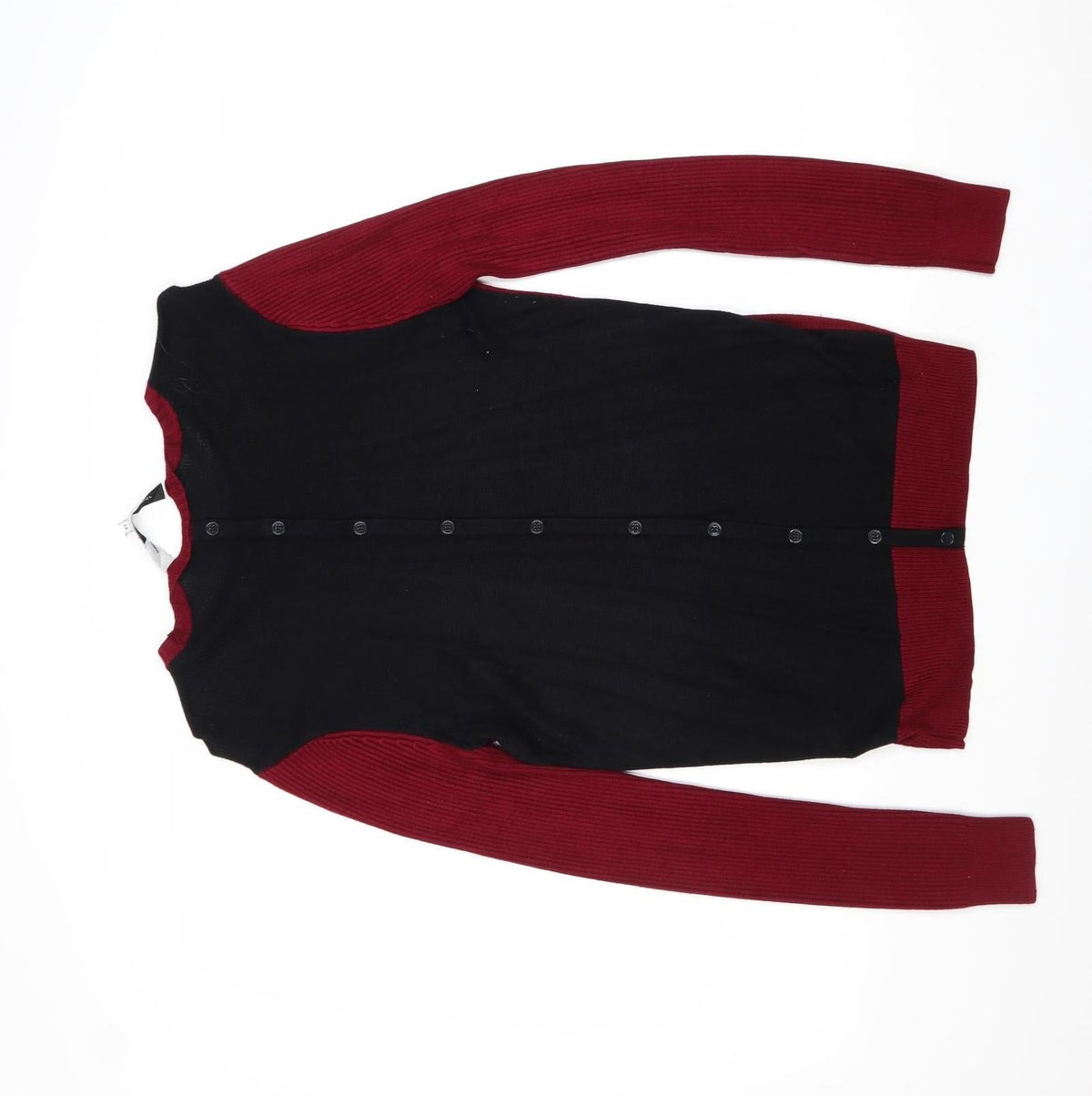 Jonathan Saunders Womens Red Round Neck Viscose Pullover Jumper Size 14