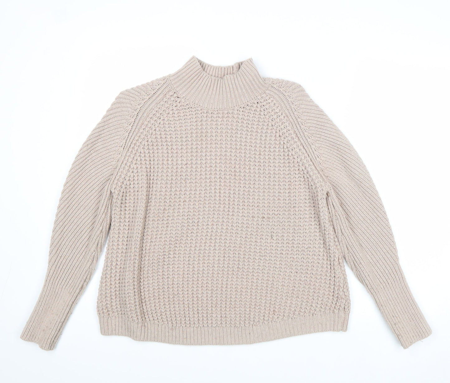 Womens UK Size M Monsoon Beige Pullover Jumper