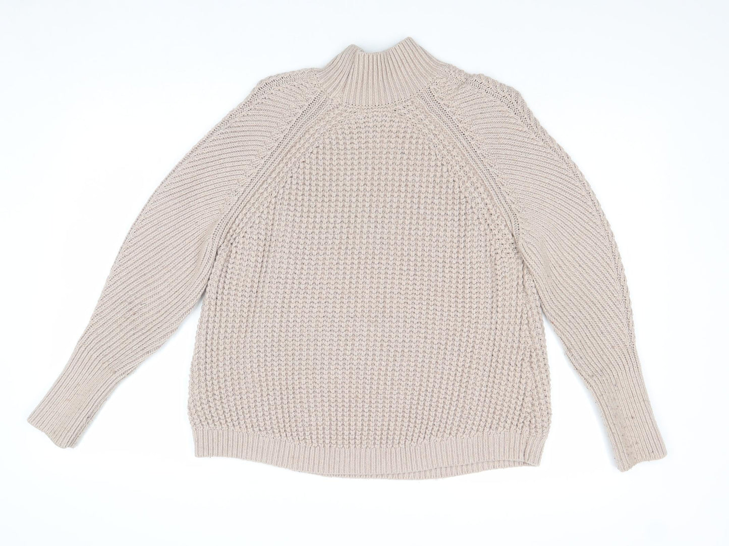 Womens UK Size M Monsoon Beige Pullover Jumper