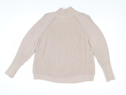 Womens UK Size M Monsoon Beige Pullover Jumper