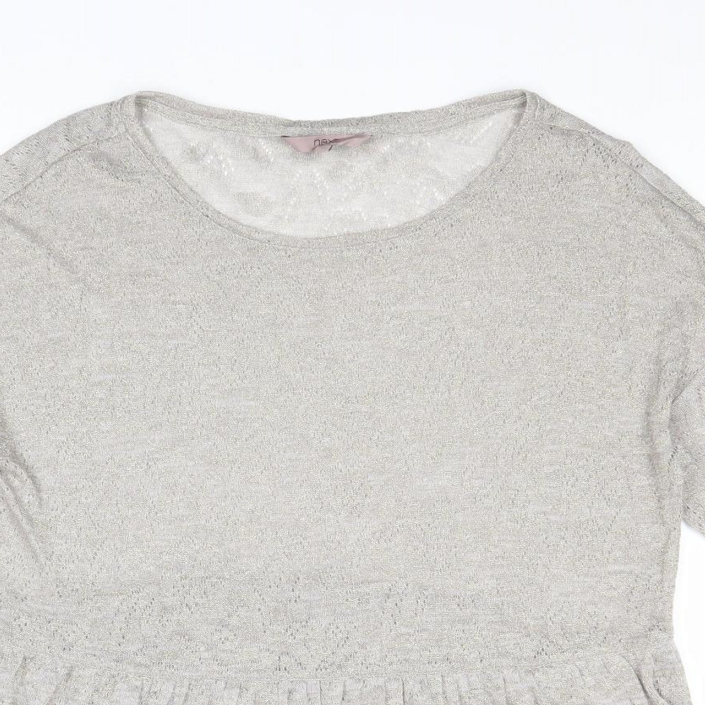 Womens UK Size 14 NEXT Grey Pullover Jumper