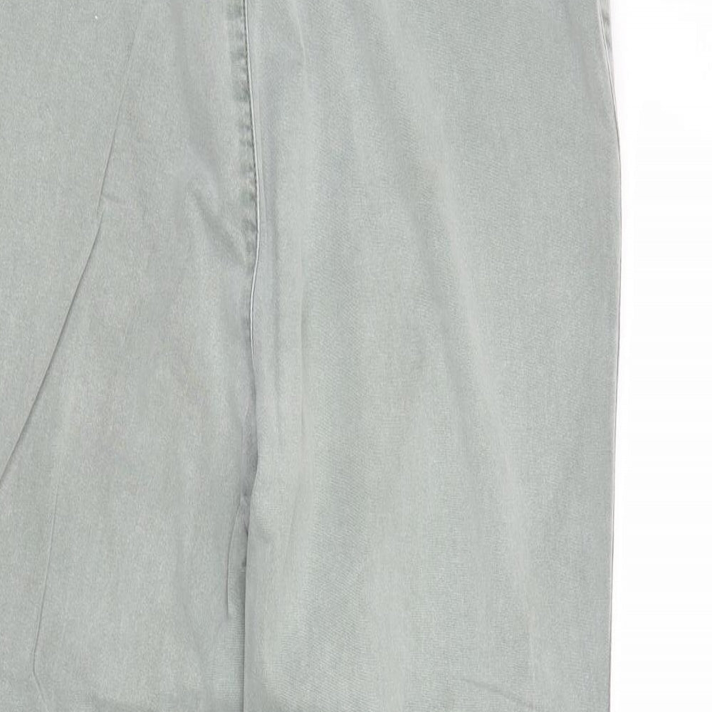 Womens UK Size 6 Gap Regular Fit Chino Green Trousers