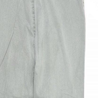 Womens UK Size 6 Gap Regular Fit Chino Green Trousers