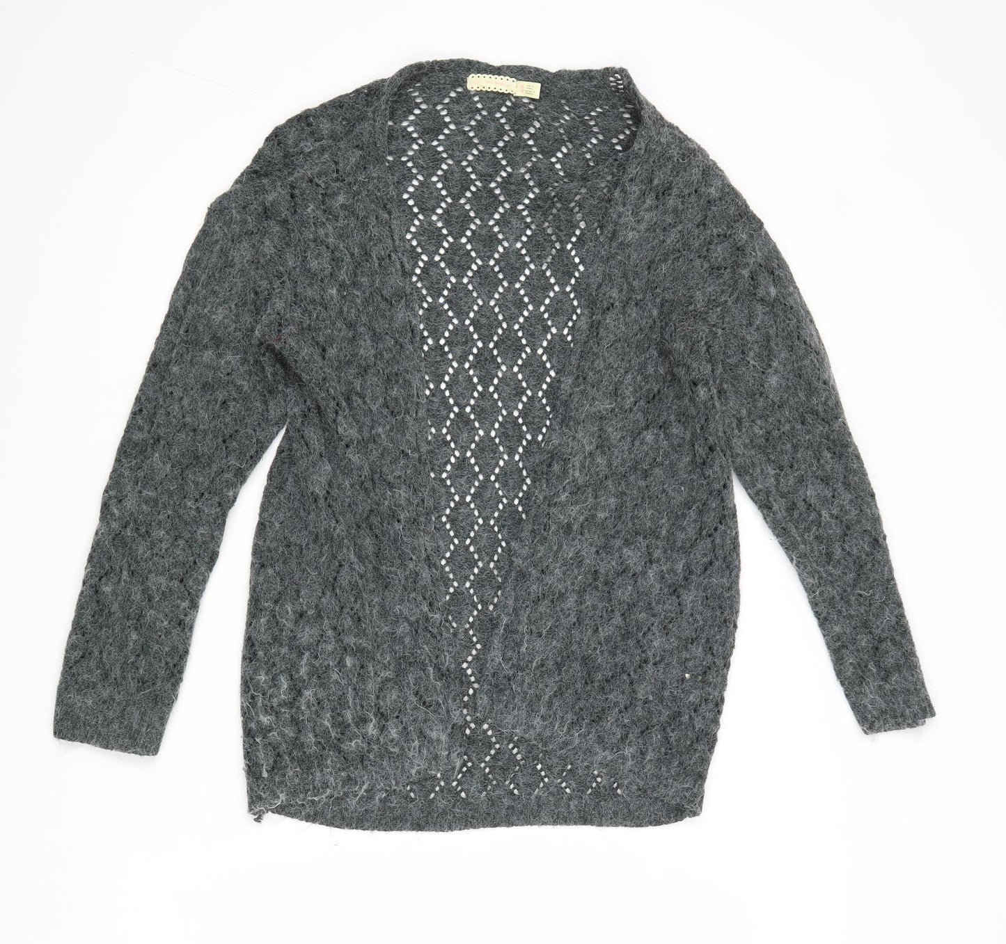 Womens UK Size S Pins & Needles Green Cardigan Jumper