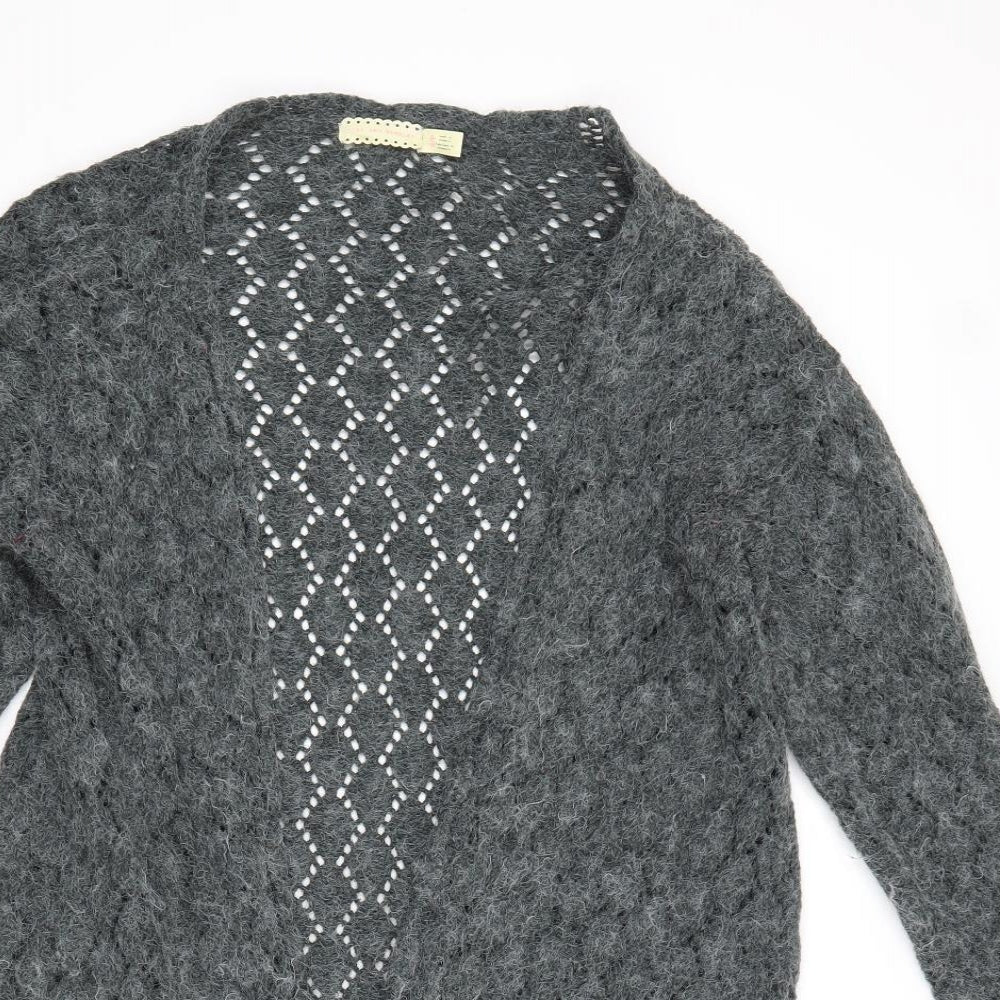 Womens UK Size S Pins & Needles Green Cardigan Jumper