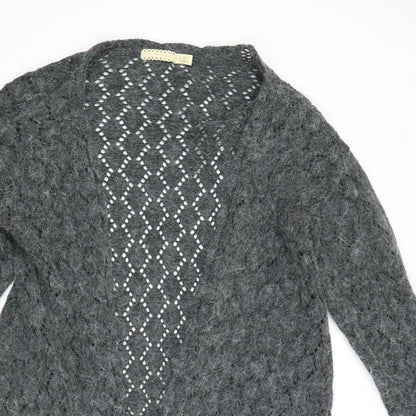 Womens UK Size S Pins & Needles Green Cardigan Jumper
