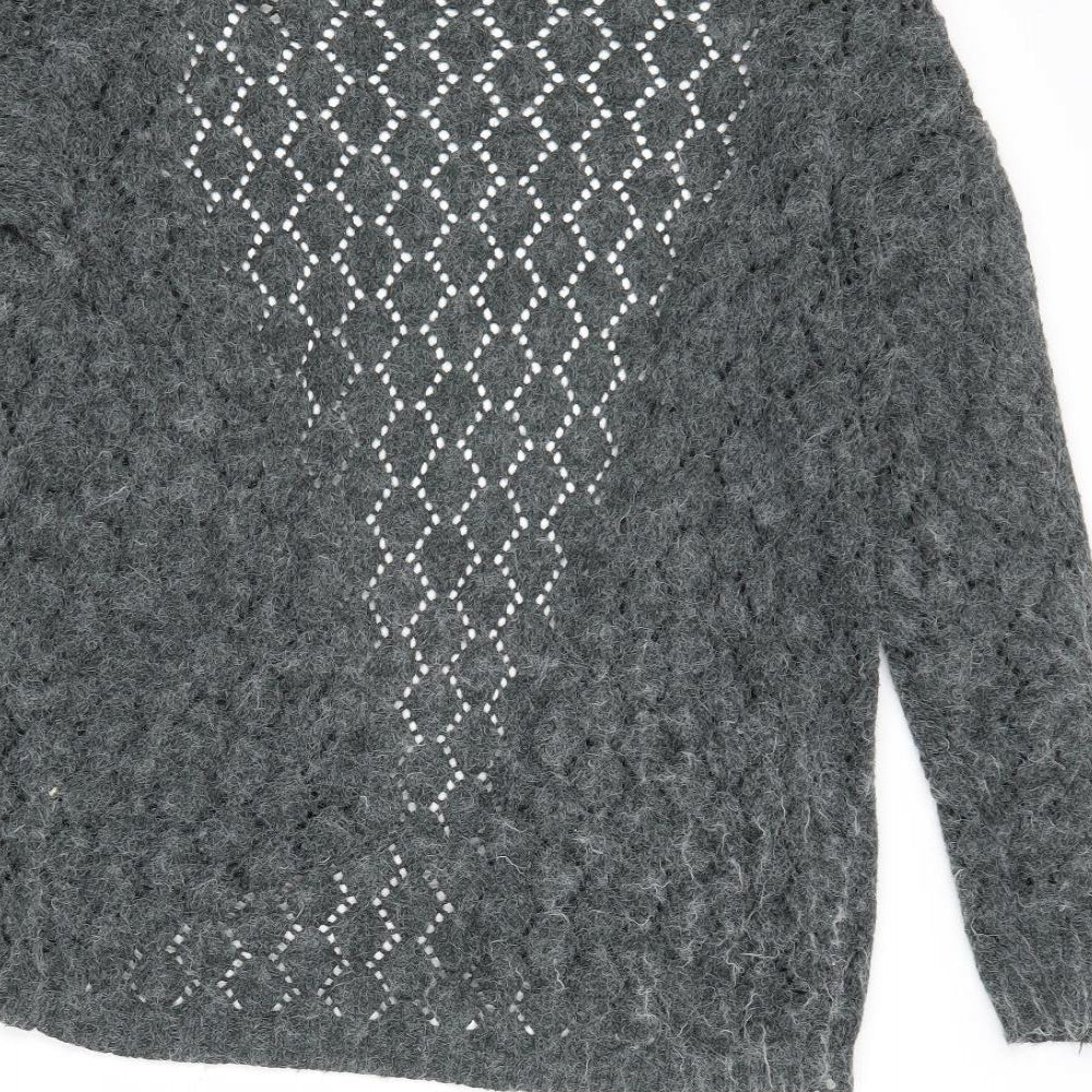 Womens UK Size S Pins & Needles Green Cardigan Jumper
