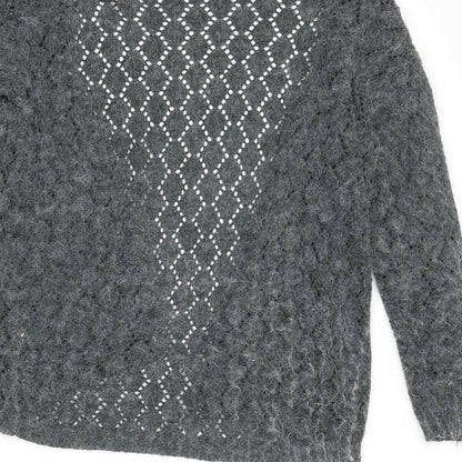 Womens UK Size S Pins & Needles Green Cardigan Jumper