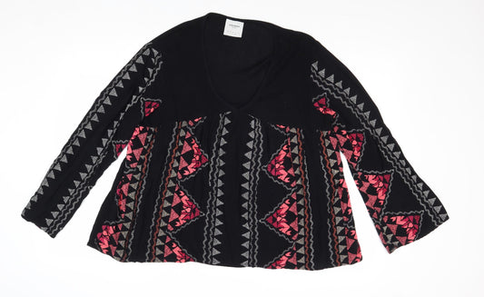 Womens UK Size XS Vera Moda Black Basic Blouse