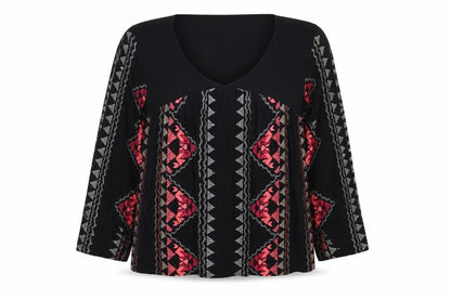 Womens UK Size XS Vera Moda Black Basic Blouse