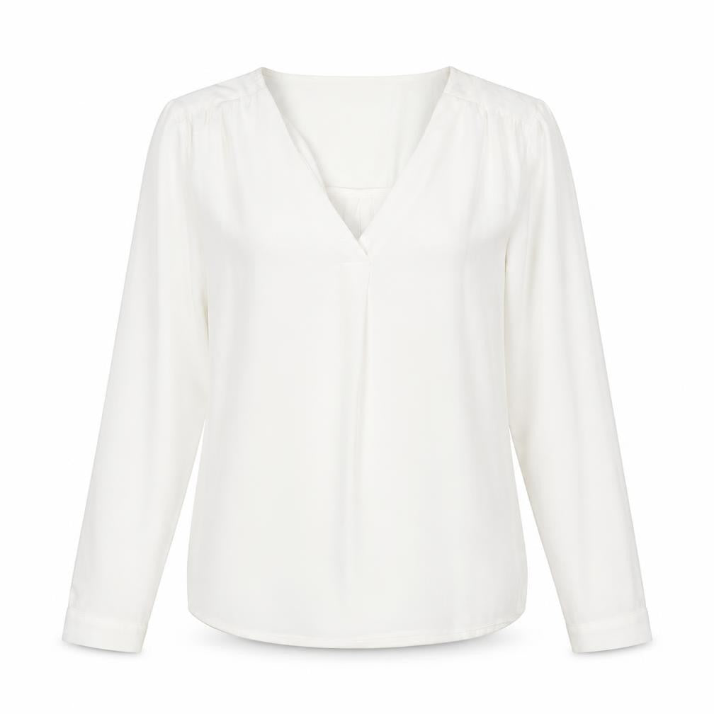 Womens UK Size S VILA White Basic Blouse