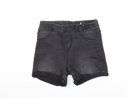 H&M Boys Grey Cotton Bermuda Shorts Size 8-9 Years Regular - Waist 22