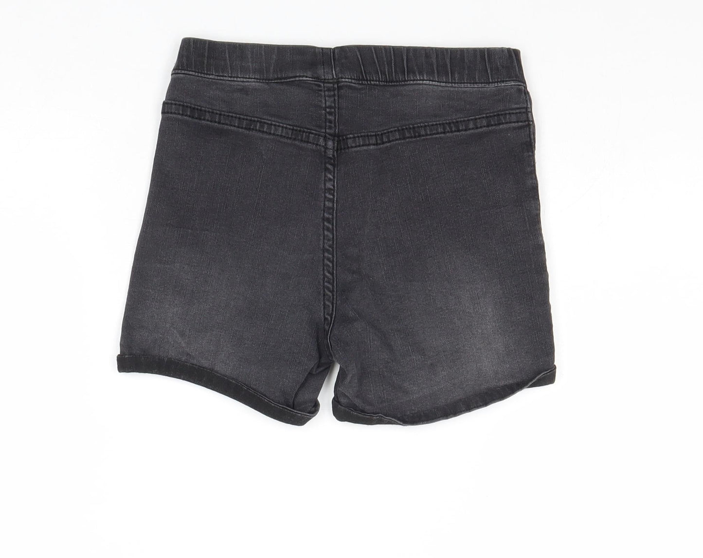 H&M Boys Grey Cotton Bermuda Shorts Size 8-9 Years Regular - Waist 22