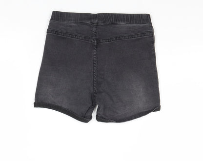 H&M Boys Grey Cotton Bermuda Shorts Size 8-9 Years Regular - Waist 22