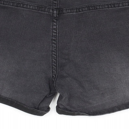H&M Boys Grey Cotton Bermuda Shorts Size 8-9 Years Regular - Waist 22