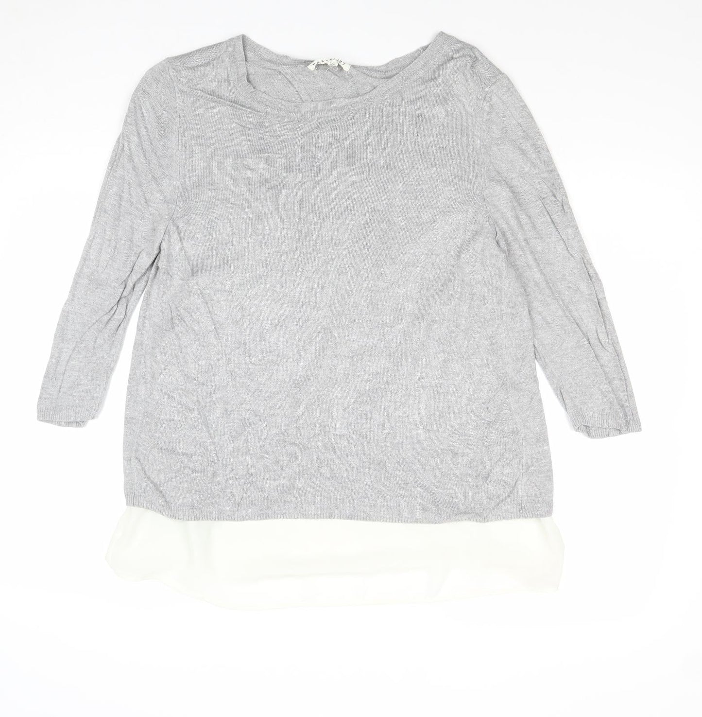 Womens UK Size L Retrology Grey Pullover Jumper