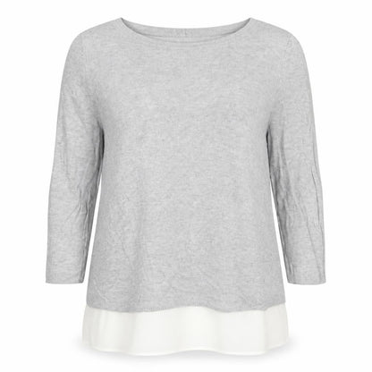 Womens UK Size L Retrology Grey Pullover Jumper