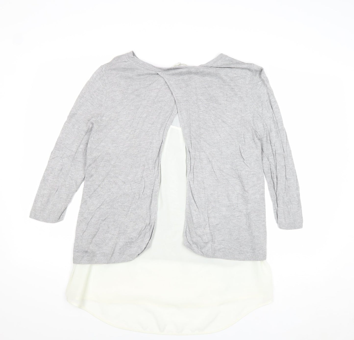 Womens UK Size L Retrology Grey Pullover Jumper