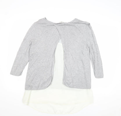 Womens UK Size L Retrology Grey Pullover Jumper