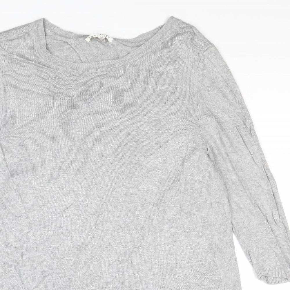 Womens UK Size L Retrology Grey Pullover Jumper